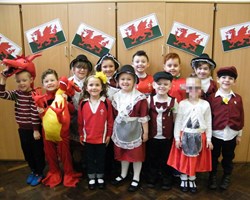 Penygarn Community Primary School, Torfaen - a selection of costumes - KS1.JPG