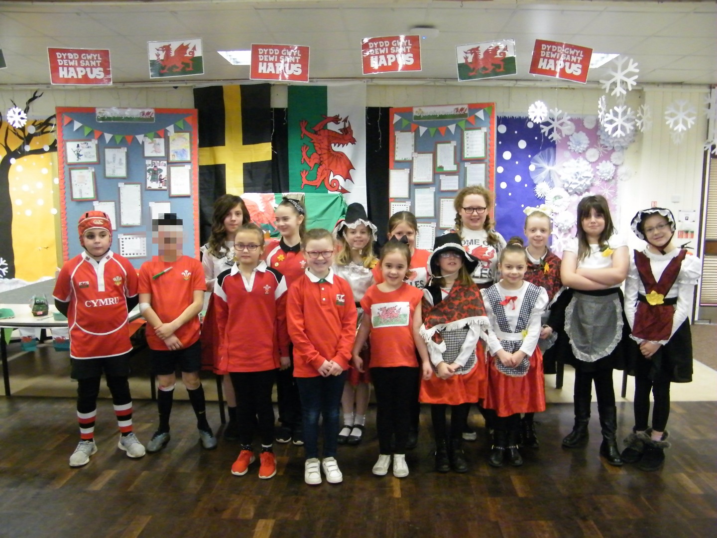 Penygarn Community Primary School, Torfaen - a selection of costumes - KS2.JPG